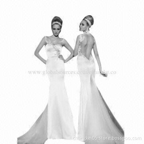 2014 New Wedding Dresses, Sexy Open Back, Mermaid
